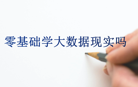 零基礎(chǔ)學(xué)大數(shù)據(jù)現(xiàn)實嗎