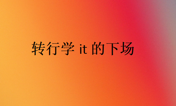 新入行IT怎么樣